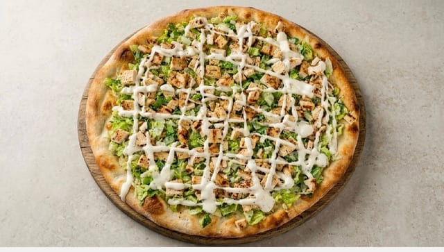 Chicken Caesar Pizza.