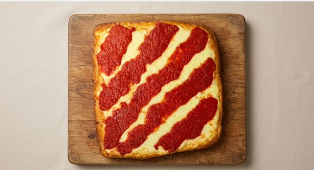 Brooklyn Upside Down Sicilian Pizza